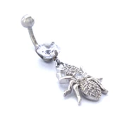 316L Çelik Zirkon Taşlı Karınca Piercing PRC-120 thumbnail 5