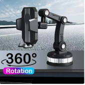 QASUL 360 DERECE DÖNEBİLEN AYARLANABİLİR ARAÇ İÇİ TELEFON TUTUCU - 1