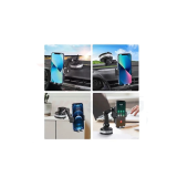 QASUL 360 DERECE DÖNEBİLEN AYARLANABİLİR ARAÇ İÇİ TELEFON TUTUCU - 5