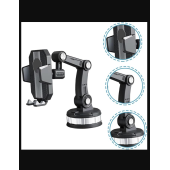 QASUL 360 DERECE DÖNEBİLEN AYARLANABİLİR ARAÇ İÇİ TELEFON TUTUCU - 6