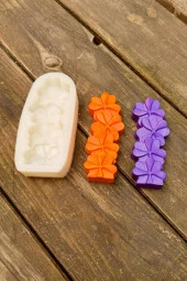 Erik Çiçeği Sütun Tekli Silikon Mum Kalıbı - 1