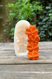 Erik Çiçeği Sütun Tekli Silikon Mum Kalıbı - 4