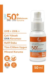 Doğal Içerikli Bebek Çocuk Ve Yetişkin Güneş Kremi Leke Karşıtı Vegan Uva Uvb 50 Spf Tüm Ciltler - 2