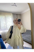 G0018 PATI BAĞLAMALI GÖMLEK - 1