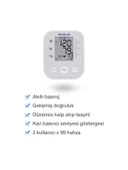 Wohler Üst Koldan Ölçer Dijital Tansiyon Aleti Nabız Ölçer USB Girişli 99 Ölçüm Hafıza Çantalı - 2