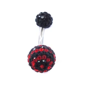 316L Çelik Siyah Zirkon Taşlı Toplu Piercing PRC-102 thumbnail 4