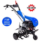 SMK SM350 İpli 7 HP Şanzımanlı Benzinli Çapa Makinesi thumbnail 1