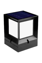 90w Solar Bahçe Aydınlatması. Solar Güneş Enerjili Set Üstü Baba Tipi KÜP Aydınlatma. BEYAZ IŞIK. - 2
