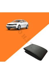OTO H.İ.T.  VOLKSWAGEN JETTA 12 VE ÜZERİ UYUMLU DERİ DİREKSİYON KILIFI KALİTELİ DİKMELİ SİYAH thumbnail 1
