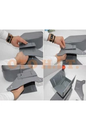 OTO H.İ.T.  Peugeot 206 Plus Uyumlu Kol Dayama Ve Kolçak Sürgülü Bardaklıklı Ayarlanabilir Siyah Deri thumbnail 3