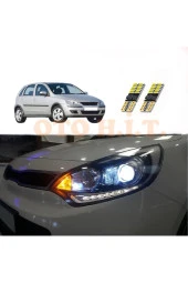 OTO H.İ.T.  Opel Corsa C Uyumlu Park Ampulü Beyaz Led Aydınlatma Ampulü Canbus'li thumbnail 1