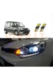OTO H.İ.T.  Peugeot Partner 99-08 Uyumlu Park Ampulü Beyaz Led Aydınlatma Ampulü Canbus'li thumbnail 1