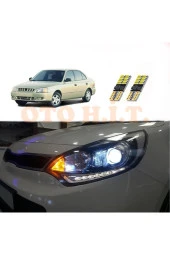 OTO H.İ.T.  Hyundai Accent Milenyum Kasa Uyumlu Park Ampulü Beyaz Led Aydınlatma Ampulü Canbus'li thumbnail 1