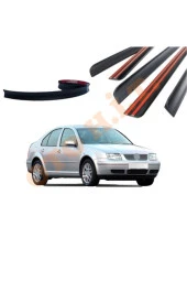 OTO H.İ.T.  VOLKSWAGEN BORA UYUMLU BAGAJ ÜSTÜ SPOİLER MAT SİYAH thumbnail 1