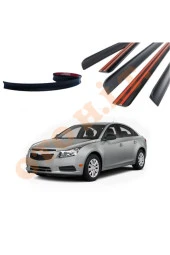 OTO H.İ.T.  CHEVROLET CRUZE UYUMLU BAGAJ ÜSTÜ SPOİLER MAT SİYAH thumbnail 1