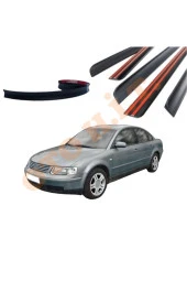 OTO H.İ.T.  VOLKSWAGEN PASSAT B5 UYUMLU BAGAJ ÜSTÜ SPOİLER MAT SİYAH thumbnail 1