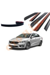 OTO H.İ.T.  FİAT EGEA UYUMLU BAGAJ ÜSTÜ SPOİLER MAT SİYAH thumbnail 1