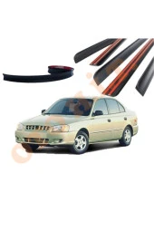 OTO H.İ.T.  HYUNDAİ ACCENT MİLYENYUM UYUMLU BAGAJ ÜSTÜ SPOİLER MAT SİYAH thumbnail 1