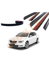 OTO H.İ.T.  SKODA SUPERB 09-13 UYUMLU BAGAJ ÜSTÜ SPOİLER MAT SİYAH thumbnail 1