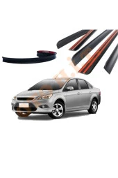 OTO H.İ.T.  FORD FOCUS 2,5 UYUMLU BAGAJ ÜSTÜ SPOİLER MAT SİYAH thumbnail 1