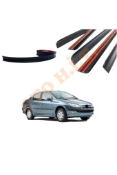 OTO H.İ.T.  PEUGEOT 206 SEDAN UYUMLU BAGAJ ÜSTÜ SPOİLER MAT SİYAH thumbnail 1