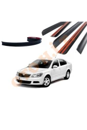 OTO H.İ.T.  SKODA OCTAVİA 09-12 UYUMLU BAGAJ ÜSTÜ SPOİLER MAT SİYAH thumbnail 1