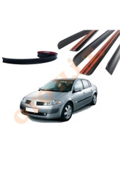 OTO H.İ.T.  RENAULT MEGANE 2 UYUMLU BAGAJ ÜSTÜ SPOİLER MAT SİYAH Uyumlu thumbnail 1