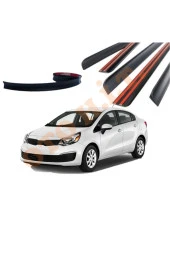 OTO H.İ.T.  KİA RİO 12-16 UYUMLU BAGAJ ÜSTÜ SPOİLER MAT SİYAH thumbnail 1