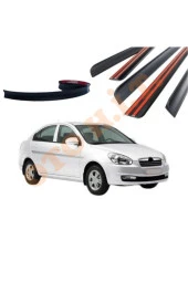 OTO H.İ.T.  HYUNDAİ ACCENT ERA UYUMLU BAGAJ ÜSTÜ SPOİLER MAT SİYAH thumbnail 1