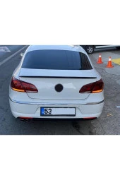 OTO H.İ.T.  Volkswagen Cc Uyumlu Bagaj Üstü Spoiler Piano Black thumbnail 2