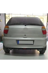 OTO H.İ.T.  FİAT PALİO YENİ KASA UYUMLU BODY KİT DİFÜZÖR 4 ÇIKIŞ SİYAH YUVARLAK thumbnail 1