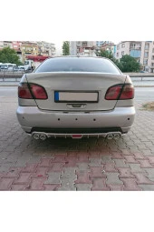 OTO H.İ.T.  NİSSAN PRİMERA UYUMLU BODY KİT DİFÜZÖR 4 ÇIKIŞ YUVARLAK GRİ MODEL 1 - 1