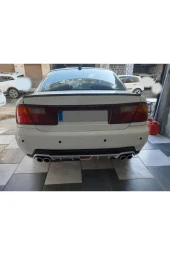 OTO H.İ.T.  MAZDA 323 95-99 UYUMLU BODY KİT DİFÜZÖR 4 ÇIKIŞ YUVARLAK GRİ MODEL 1 thumbnail 1