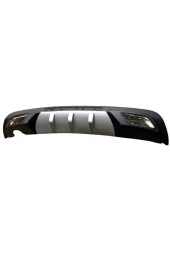 OTO H.İ.T.  PEUGEOT 301 UYUMLU BODY KİT DİFÜZÖR 2 ÇIKIŞ GRİ KARE - 3