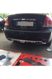 OTO H.İ.T.  KİA CERATO UYUMLU BODY KİT DİFÜZÖR 4 ÇIKIŞ YUVARLAK GRİ MODEL 1 thumbnail 1