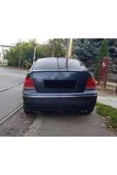 OTO H.İ.T.  VOLKSWAGEN BORA UYUMLU BODY KİT DİFÜZÖR 4 ÇIKIŞ YUVARLAK SİYAH MODEL 2 - 1