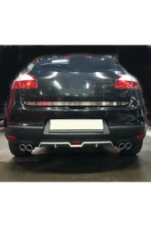 OTO H.İ.T.  RENAULT MEGANE 3 UYUMLU BODY KİT DİFÜZÖR 4 ÇIKIŞ GRİ YUVARLAK thumbnail 1