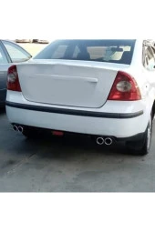 OTO H.İ.T.  FORD FOCUS 2 UYUMLU BODY KİT DİFÜZÖR 4 ÇIKIŞ SİYAH YUVARLAK thumbnail 1