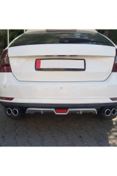 OTO H.İ.T.  SKODA RAPİD HATCHBACK UYUMLU BODY KİT DİFÜZÖR 4 ÇIKIŞ GRİ YUVARLAK thumbnail 1