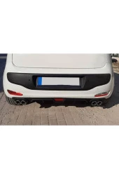 OTO H.İ.T.  SEAT İBİZA UYUMLU BODY KİT DİFÜZÖR 4 ÇIKIŞ SİYAH YUVARLAK thumbnail 2