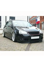 OTO H.İ.T.  VOLKSWAGEN GOLF 5 UYUMLU ÖN TAMPON EKİ CUPRA LİP MAT SİYAH BODY KİT thumbnail 1