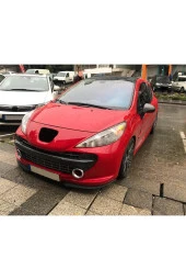 OTO H.İ.T.  PEUGEOT 207 UYUMLU ÖN TAMPON EKİ CUPRA LİP MAT SİYAH BODY KİT thumbnail 1