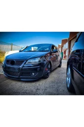 OTO H.İ.T.  VOLKSWAGEN POLO 04-09 UYUMLU ÖN TAMPON EKİ CUPRA LİP MAT SİYAH BODY KİT thumbnail 1