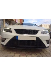 OTO H.İ.T.  SEAT LEON MK4 UYUMLU ÖN TAMPON EKİ CUPRA LİP MAT SİYAH BODY KİT thumbnail 1