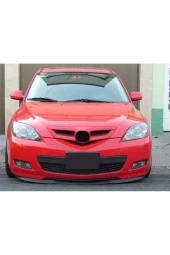 OTO H.İ.T.  MAZDA 3 04-09 UYUMLU ÖN TAMPON EKİ CUPRA LİP MAT SİYAH BODY KİT thumbnail 1