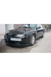 OTO H.İ.T.  ALFA ROMEO 156 UYUMLU BODY KİT ÖN TAMPON EKİ KIRILMAZ YUMUŞAK LİP MAT SİYAH thumbnail 1