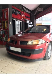 OTO H.İ.T.  RENAULT MEGANE 2 UYUMLU BODY KİT ÖN TAMPON EKİ KIRILMAZ YUMUŞAK LİP MAT SİYAH thumbnail 1