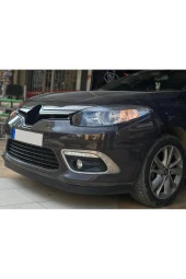 OTO H.İ.T.  RENAULT FLUENCE UYUMLU BODY KİT ÖN TAMPON EKİ KIRILMAZ YUMUŞAK LİP MAT SİYAH - 1