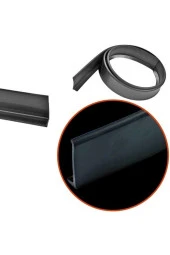 OTO H.İ.T.  RENAULT CLİO 3 UYUMLU BODY KİT ÖN TAMPON EKİ KIRILMAZ YUMUŞAK LİP MAT SİYAH thumbnail 3