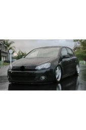 OTO H.İ.T.  VOLKSWAGEN GOLF 6 UYUMLU ÖN TAMPON EKİ CUPRA LİP MAT SİYAH BODY KİT thumbnail 1